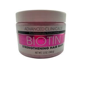 Advanced Clinicals Biotin Strengthening Hair Mask12 fl oz (340 ml)